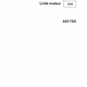 7740150 M.ATELIER AQ175A Unité Moteur